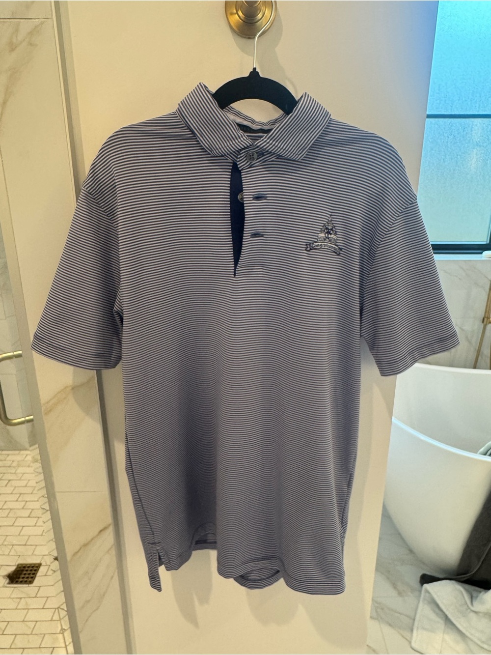Greyson- youth golf polo from Congressional Golf course